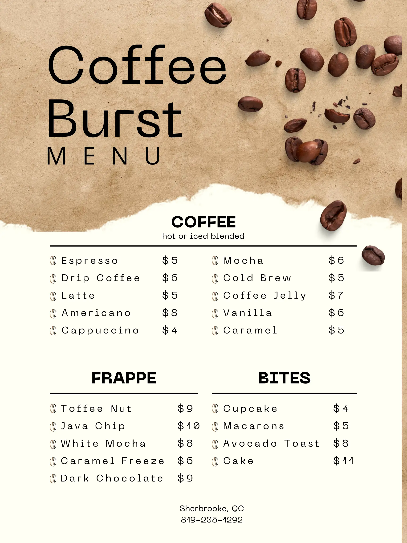 Design graphique menu restaurant - Graphique designer