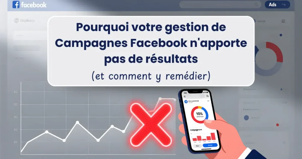 Pourquoi votre gestion de campagnes Facebook n’apporte pas de résultats (et comment y remédier)